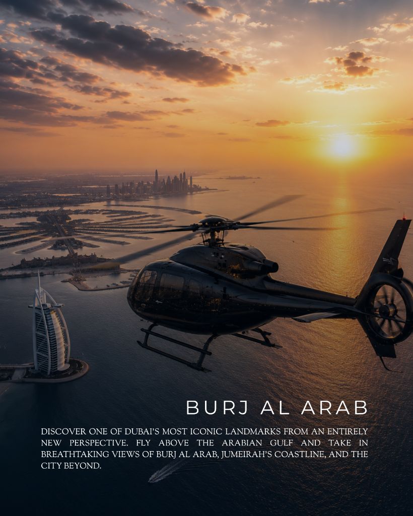 Feature post — Burj Al Arab helicopter tour